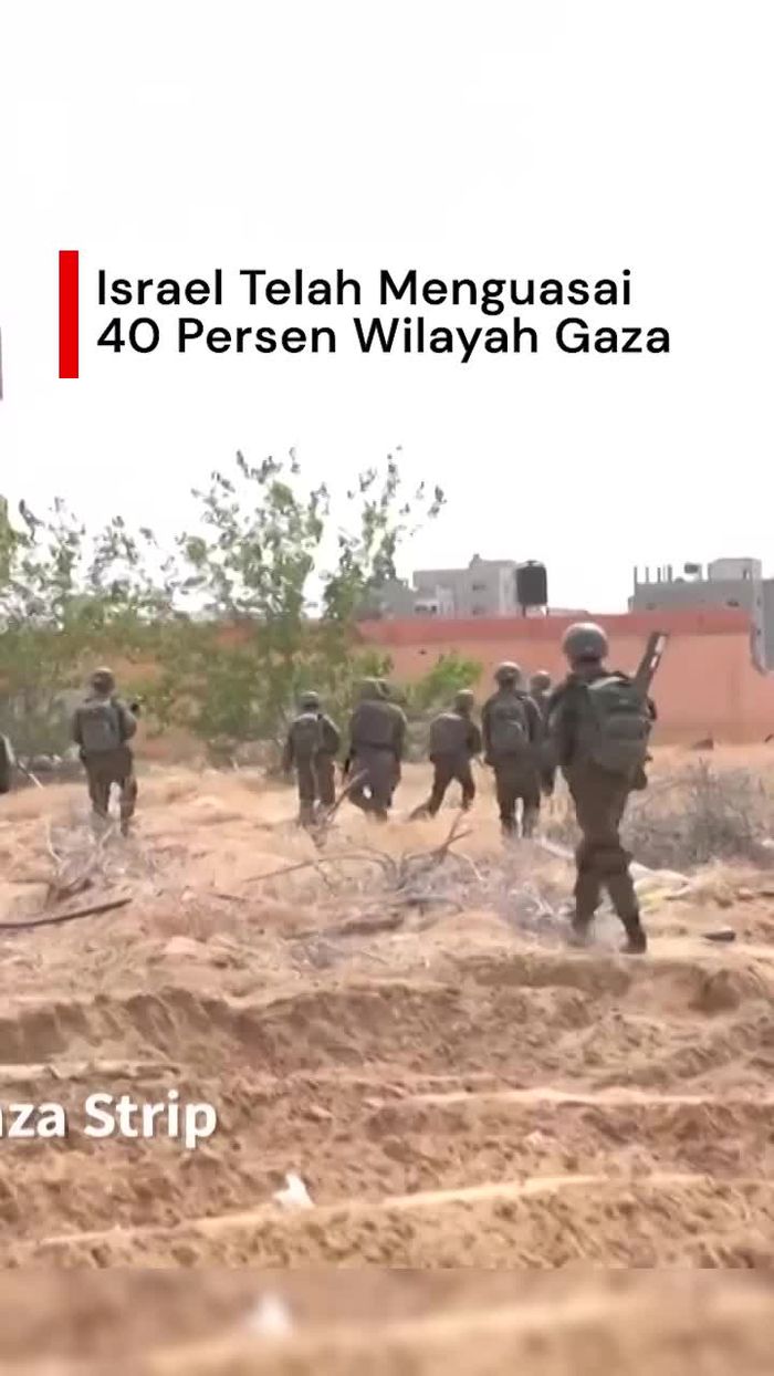 Video: Israel Klaim Telah Menguasai 40 Persen Wilayah Gaza