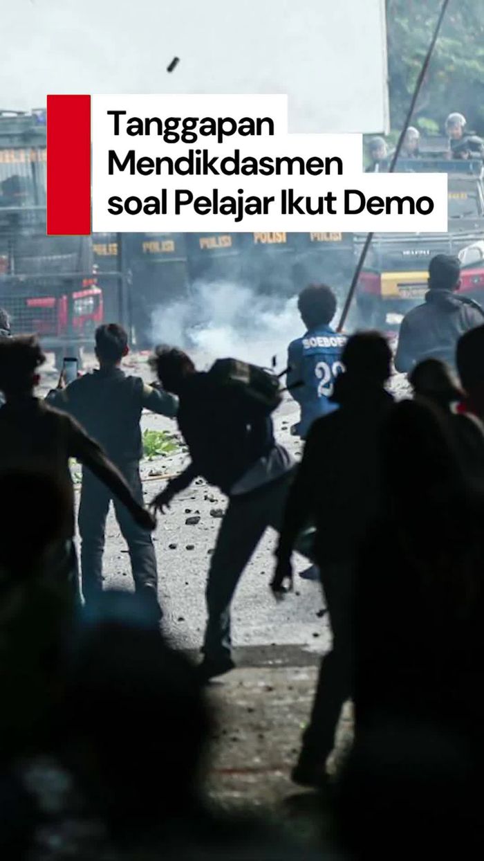 Video Mendikdasmen soal Demo Pelajar: Ada Cara Lebih Pas Salurkan Aspirasi