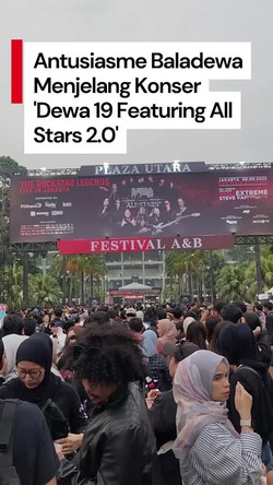 Video Lagu yang Dinanti Baladewa di Konser Dewa 19 Featuring All Stars 2.0