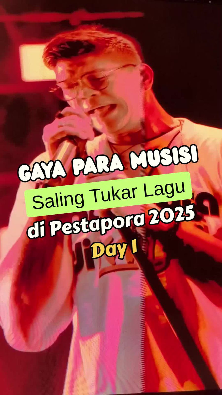Video: Gaya Para Musisi Saling Tukar Lagu di Panggung Pestapora 2025