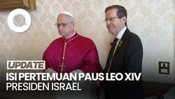 Video: Paus Leo XIV Temui Presiden Israel, Bicara soal Kondisi Gaza