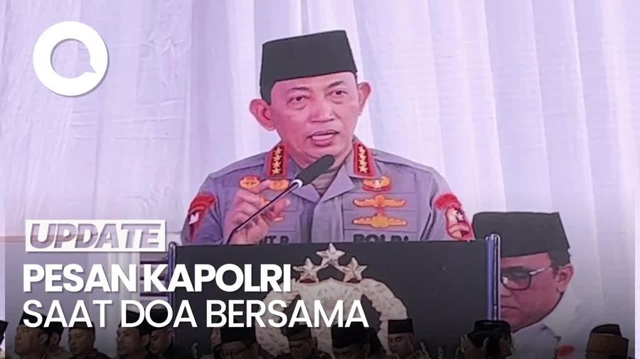 Video: Kapolri Minta Warga Tidak Mudah Terprovokasi