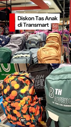 Video: Transmart Full Day Sale Hadir Lagi, Tas Anak Diskon 50+70%