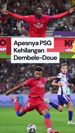 Video: Pantas PSG Murka, Dembele-Doue Bisa Absen Sebulan Lebih