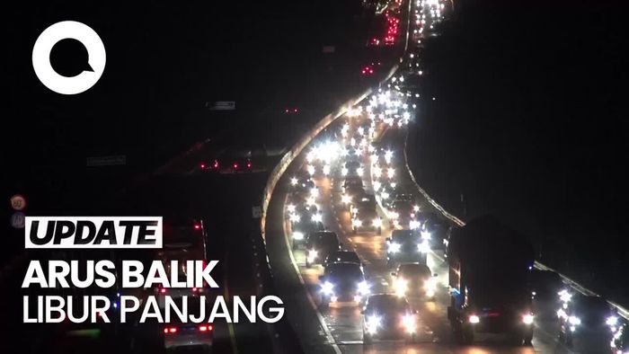 Video: Arus Balik Libur Panjang, Kendaraan Padati Tol Cipularang