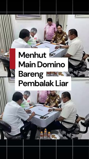 Video: Klarifikasi Raja Juli Soal Foto Main Domino Bareng Pembalak Liar