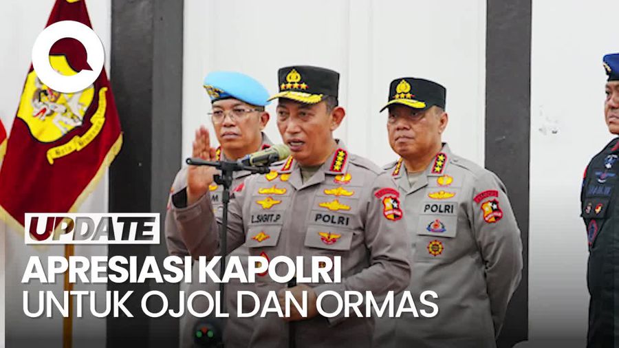 Video: Kapolri Apresiasi Ojol hingga Ormas Jaga Situasi Kondusif Pasca-demo