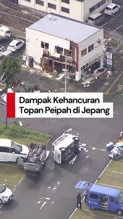 Video: Topan Peipah Terjang Jepang, Ratusan Bangunan Hancur