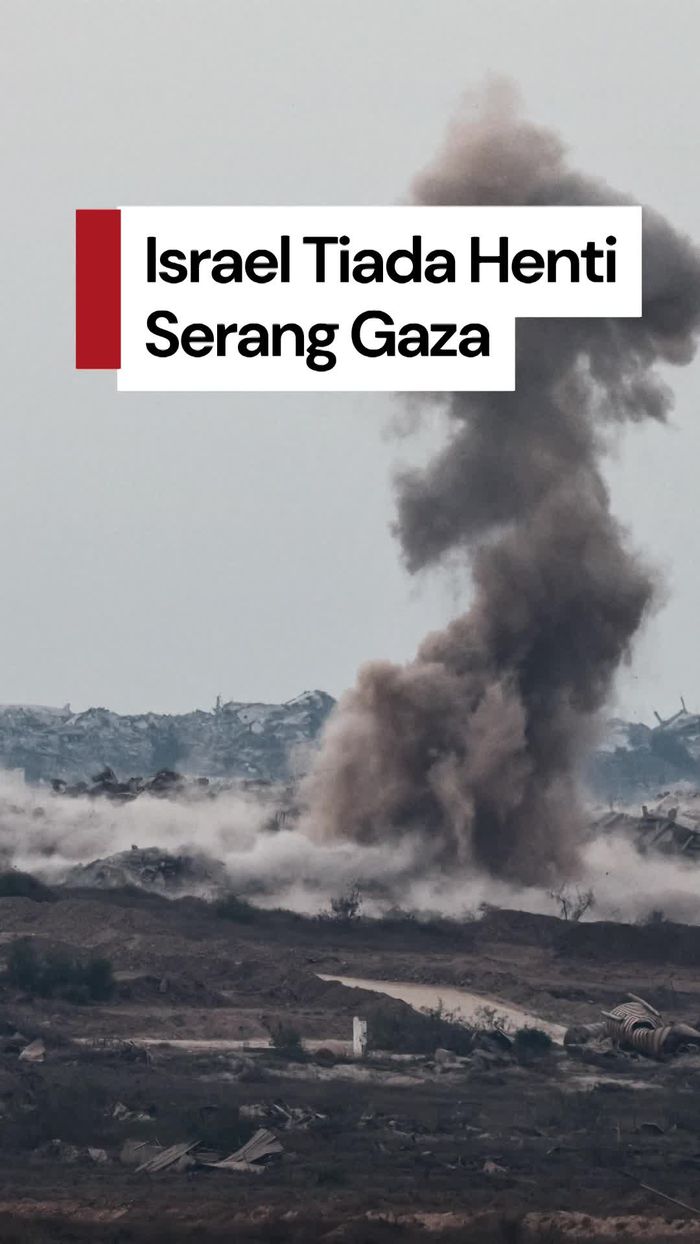 Video: Detik-detik Israel Runtuhkan Gedung Pencakar Langit di Gaza