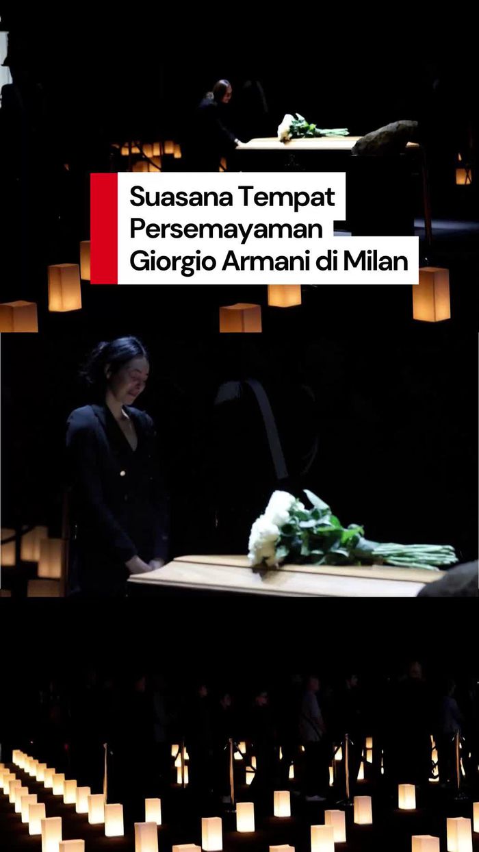 Video: Antrean Panjang Pelayat di Tempat Persemayaman Giorgio Armani