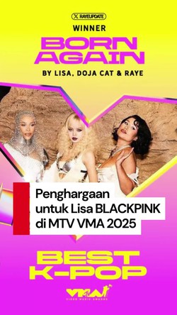Video: Best K-Pop di MTV VMA 2025 Jatuh kepada... Lisa BLACKPINK!