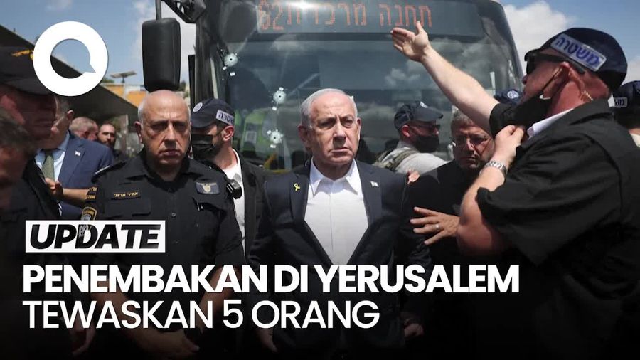 Video Penembakan di Halte Bus Yerusalem: 5 Tewas, 11 Luka-Luka
