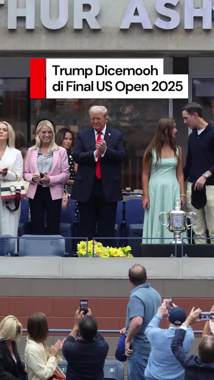 Video Momen Trump Dicemooh di Final US Open 2025