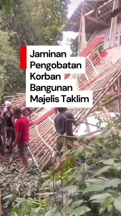 Video Pemkab Bogor Pastikan Pengobatan Korban Bangunan Majelis Taklim Ditanggung Penuh