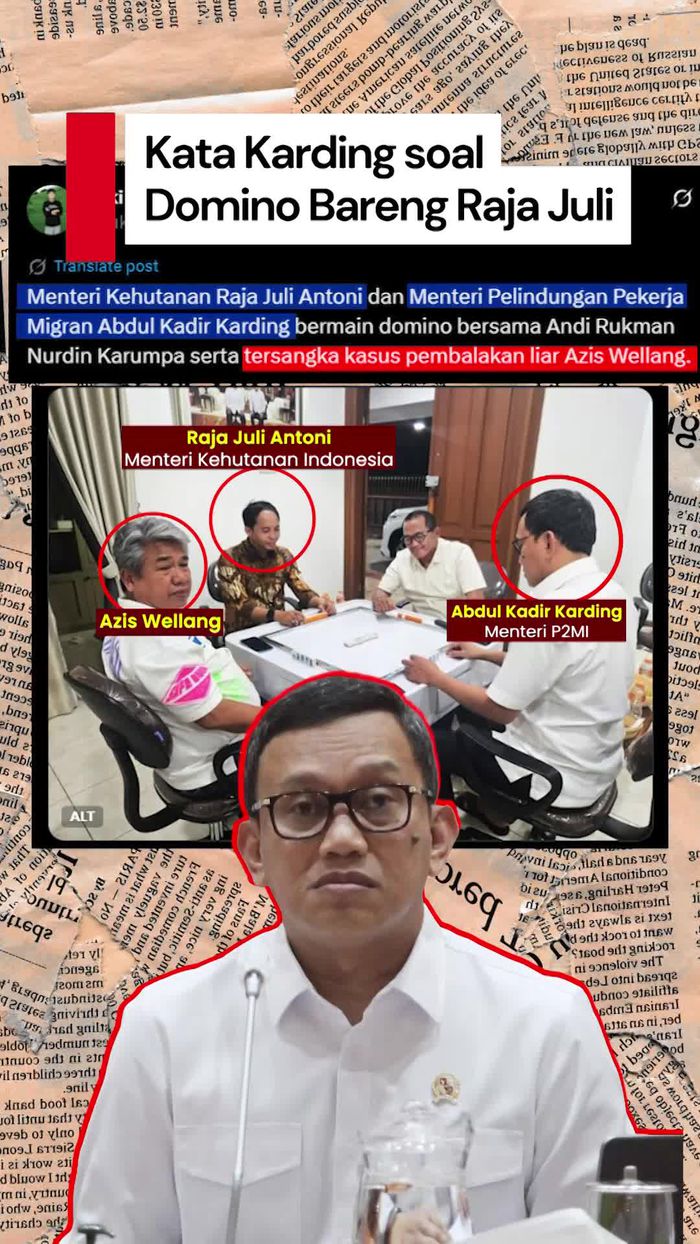 Video: Menteri Karding Buka Suara soal Main Domino Bareng Raja Juli-Azis Wellang