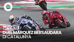 Video Adu Cepat Duo Marquez Catalunya