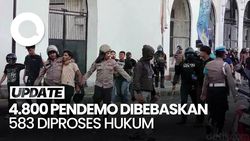 Video Yusril: 4.800 Orang Terkait Demo Dibebaskan, 583 Diproses Hukum