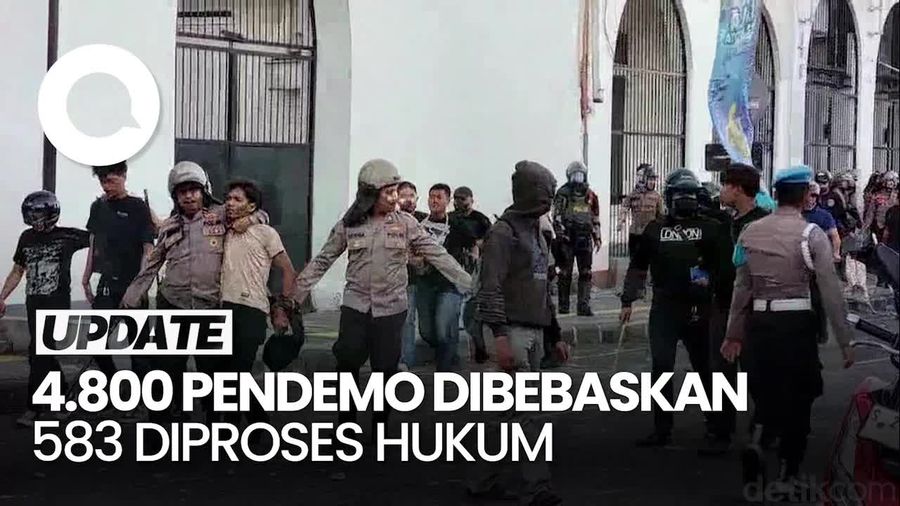 Video Yusril: 4.800 Orang Terkait Demo Dibebaskan, 583 Diproses Hukum