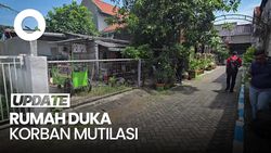 Video: Suasana Rumah Duka Korban Mutilasi Alvi di Lamongan