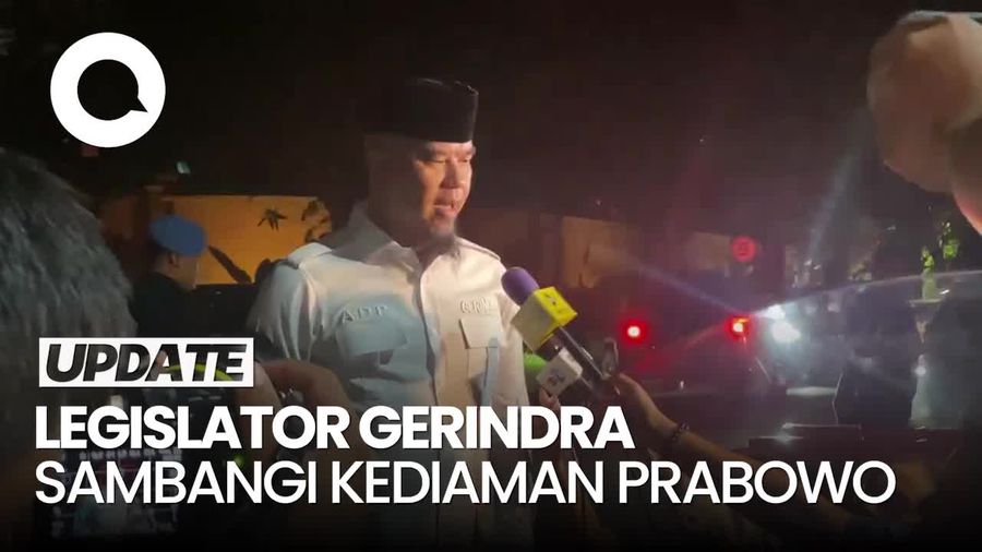 Video: Para Kader Gerindra Sambangi Kediaman Prabowo di Kertanegara