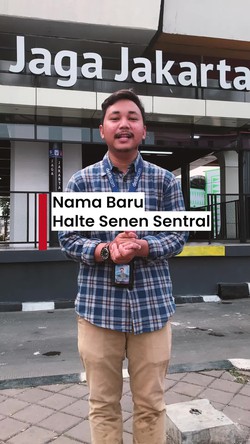 Video: Rupa Halte Senen Sentral yang Kini Jadi Halte Jaga Jakarta