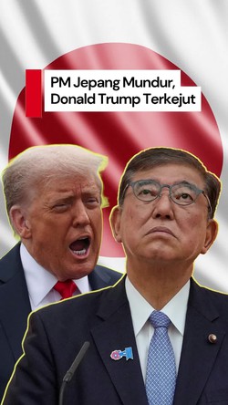 Video Trump Terkejut PM Jepang Ishiba Mundur Usai Nego Tarif