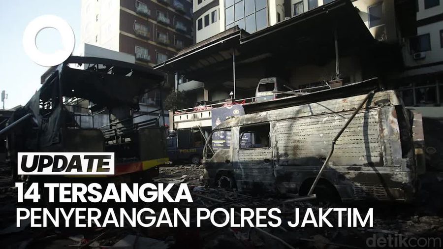 Video: Polisi Tetapkan 14 Orang Jadi Tersangka Perusakan Polres-Polsek Jaktim