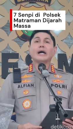 Video: Polisi Sebut Ada 7 Senpi Dijarah saat Penyerangan Polsek Matraman