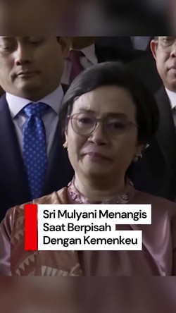 Video: Tangis Sri Mulyani saat Tinggalkan Kemenkeu