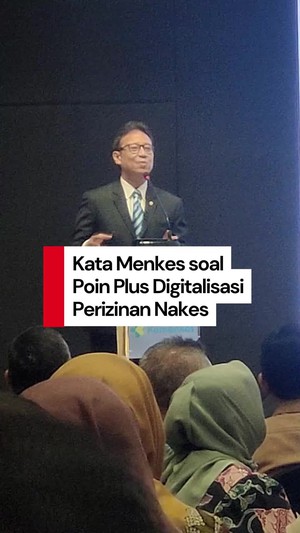 Video Izin Nakes Kini Ada Jalur Digital, Menkes: Transparan-Bisa Diaudit