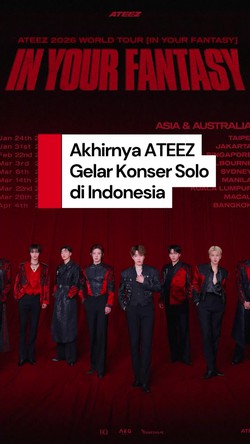 Video: Selamat ATINY Indonesia, Akhirnya ATEEZ Bakal Konser di Jakarta!