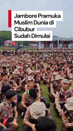 Video: Suasana Pembukaan Jambore Pramuka Muslim Dunia di Cibubur