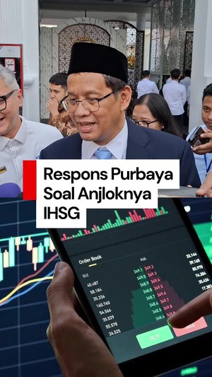 Video Purbaya soal IHSG Anjlok: Saya 15 Tahun di Pasar, Kita Perbaiki