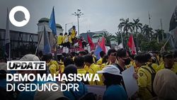 Video: Massa Mahasiswa Demo di Gedung DPR, Kawal Tuntutan 17+8