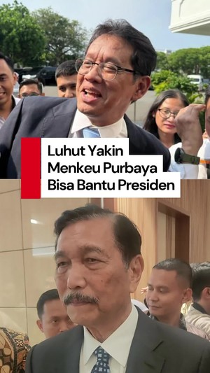 Video: Luhut Optimistis Menkeu Purbaya Bisa Capai Pertumbuhan Ekonomi RI