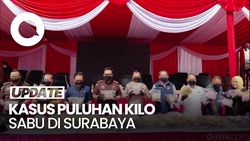 Video: Peredaran Sabu 80 Kg dan 40 Ribu Pil Ekstasi di Surabaya Digagalkan