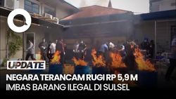 Video: Bea Cukai Makassar Musnahkan Barang Impor Ilegal Senilai Rp 12 Miliar