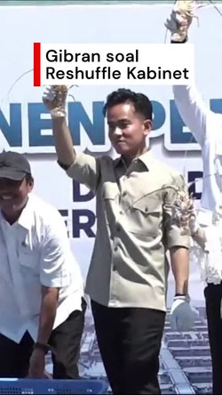 Video Gibran soal Reshuffle: Sudah Dihitung Matang oleh Pak Presiden