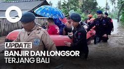 Video: Polri Bantu Evakuasi Warga Terdampak Banjir dan Longsor di Bali    
