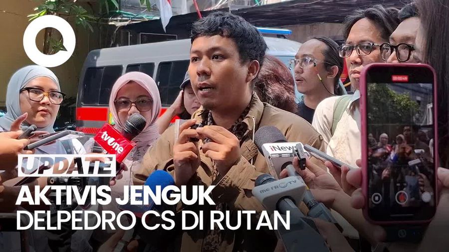 Video Sejumlah Aktivis Jenguk Delpedro-Haris Anhar, Harap Kasus Dihentikan