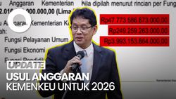 Video: Menkeu Purbaya Usul Anggaran Kemenkeu Rp 52,016 T di 2026