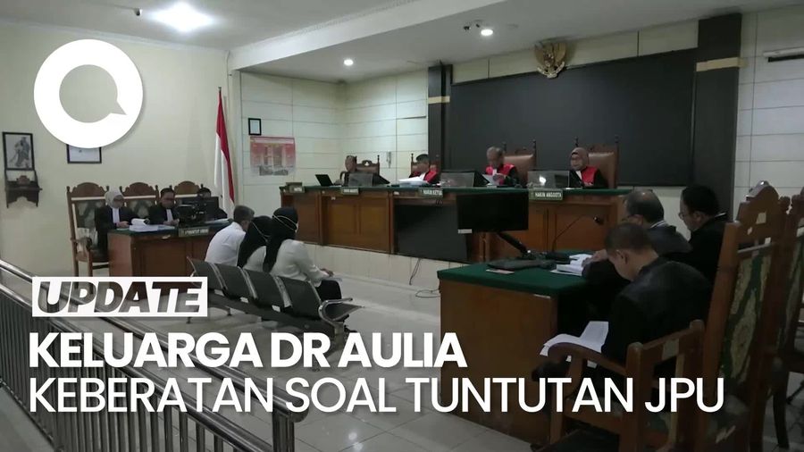 Video: Pihak Keluarga dr Aulia Nilai Tuntutan Para Terdakwa Terlalu Ringan
