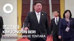 Video: Kim Jong Un Beri Penghargaan ke Tentara yang Bantu Rusia Lawan Ukraina