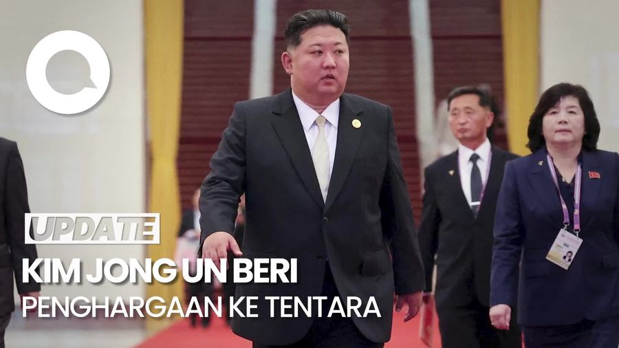 Video: Kim Jong Un Beri Penghargaan ke Tentara yang Bantu Rusia Lawan Ukraina
