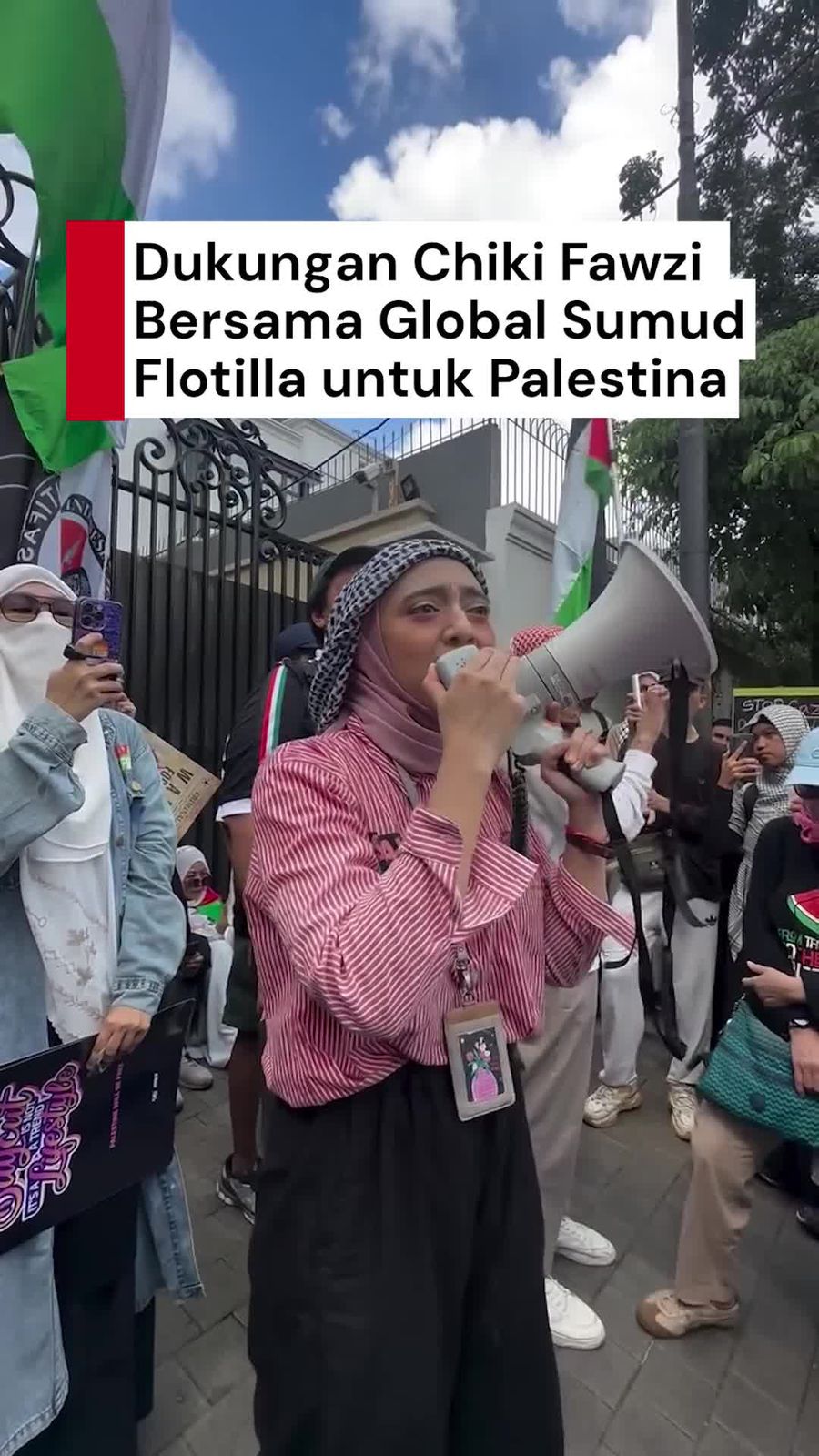 Video: Suara Dukungan Chiki Fawzi untuk Gaza Bersama Global Sumud Flotilla