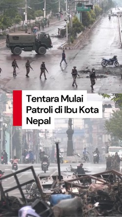 Video Kerusuhan Berdarah di Nepal: Tentara Mulai Patroli di Ibu Kota