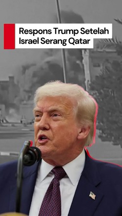 Video: Gedung Putih Sebut Trump Prihatin Israel Serang Qatar