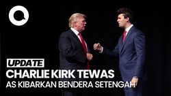 Video: AS Kibarkan Bendera Setengah Tiang Usai Charlie Kirk Tewas Ditembak
