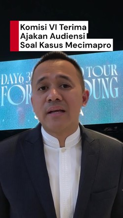 Video DPR Siap Jembatani Konsumen-MECIMAPRO untuk Konser Bermasalah