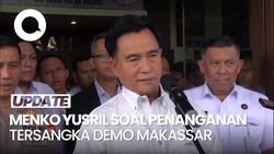 Video: Yusril Buka Opsi Restorative Justice Tersangka Demo Ricuh di Makassar